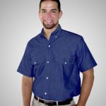 Camisa Oxford Manga Corta